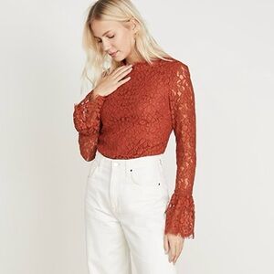 Endless Rose Cut Back Detailed Bodysuit Size Medium & Large NWT